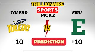 11/2/24 Toledo Rockets vs Eastern Michigan Eagles Week 10 Best Bets - CFB Picks With Bonnie & Clyde