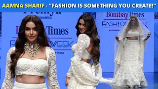 Aamna Sharif's Dreamy Ramp Walk: Discover What Fashion Means To The Beloved Actress!