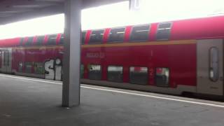 Ausfahrt RE DOSTO in Essen Hbf