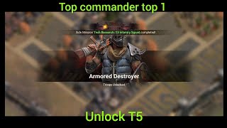 Doomsday last survivors top commander top 1.. unlock T5