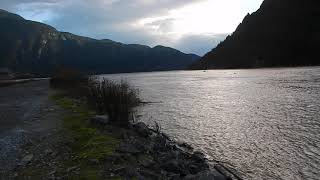 Squamish Estuary at High Tide (November 15, 2021) during flood event #1