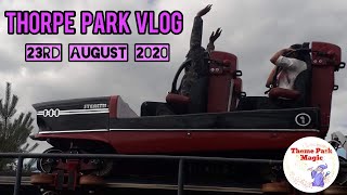 Thorpe Park Vlog August 23rd 2020| Covid-19 Measures, Park Updates And More