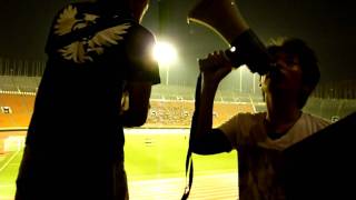 ULTRAS WASEDA　TSUBOラップ先輩（早慶サッカー20100625）