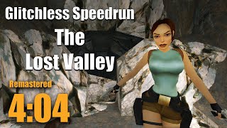 Tomb Raider 1 Remastered Glitchless Speedrun - The Lost Valley - 4:04