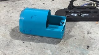 Smashing A Bostich Electric Pencil Sharpener W/ Motor Burnout