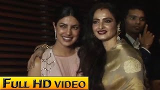 When Priyanka Met Rekha At Her Grand Party! | VIDEO