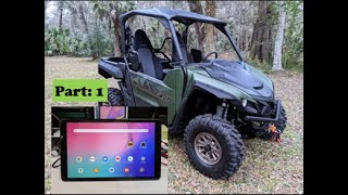 DIY Android Tablet Car Stereo for 2021 Yamaha Wolverine X2 XTR 850 Part 1