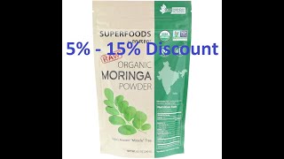 Discount - MRM, Raw Organic Moringa Powder, 8.5 oz (240 g) Review