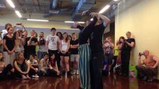 JORGE & VANESSA LYRICAL ZOUK DEMO - Russian Zouk Congress 2013 in St.Petersburg