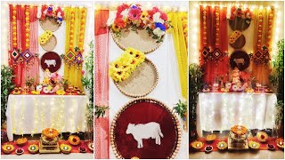 Unique Ganpati Decoration Ideas For Home | Ganesh Chaturthi Decoration | Ganpati Decoration Ideas