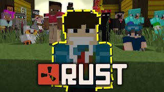 100 graczy symuluje RUST w MINECRAFT