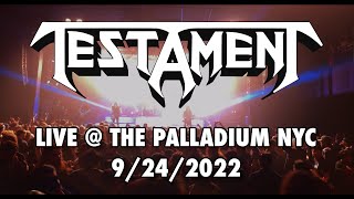 TESTAMENT LIVE @ THE PALLADIUM NYC 9/24/2002