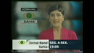 (RARIDADE DAS BRABA) Chamada e patrocínio Jornal Band Bahia+Vinheta Band BA (2003)