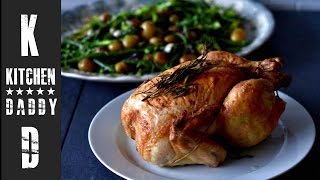 Roast Chicken, Asparagus, Truffle Butter | Kitchen Daddy