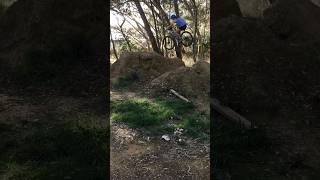 I hit a MASSIVE jump/trains #trending #skills #mtb #bike #jumps #1000subscriber #jump #fun