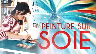 PEINTURE SUR SOIE | Pascale VIAL (foulard en soie, made in France)