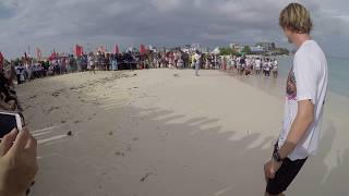 releasing turtles Maldives turtle sanctuary