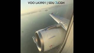 Decolando cedinho no Santos Dumont! No A319 da LATAM!!!