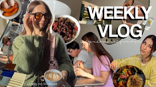 WEEKLY VLOG🌧️// winter arc meh / dyniowy omlet 🧇/ super spf /  jesienne bieganie i dużo gadania 👟/