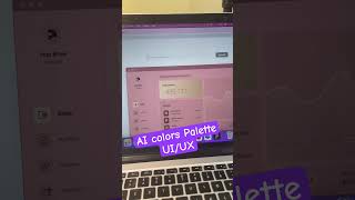 AI color palette generator #uidesign #ui #uiux #figma #uiuxdesigner #mockup #mockupdesign