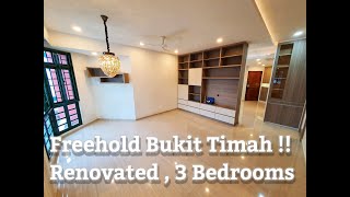 Freehold Renovated 3 Bedrooms At Bukit Timah