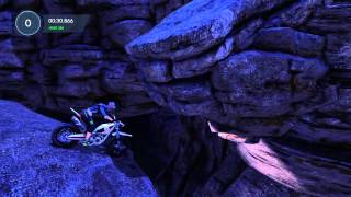 Trials Fusion™ Pull the Plug challenge on Cave Dweller