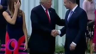 Trump Funny Handshake