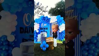 Boss baby theme decoration Idea Garden #song #bollywood #newsong #movie #music #birthday #