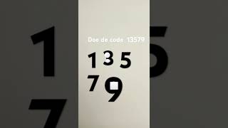 doe de code 13579