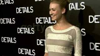 Yvonne Strahovski - Details Celebrates "Mavericks 2008" Video 2