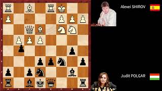 Judit Polgar au Hall of Fame (4). Sa plus belle partie selon moi contre Shirov