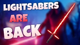 LIGHTSABERS are BACK in Fortnite!