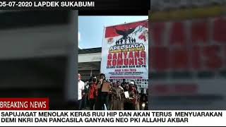 SAPUJAGAT MENOLAK KERAS RUU HIP & AKAN MENYUARAKAN DEMI NKRI & PANCASILA GANYANG NEO PKI ALLAHUAKBAR