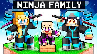 Having NINJA FAMILY With CRAZY FAN GIRL In Minecraft!