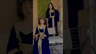 Kidswear Mother-Daughter Dress Set in Velvet | Children Abaya beautiful gown combo by Maxim Creation