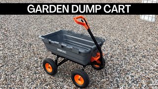 Multi-use Garden Dump Cart with Pull Handle or Hitch!  #garden