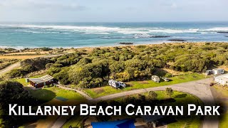 Killarney Beach Caravan Park, 100 km Winds were terrifying, Grey Nomads Caravan Australia, EP-148