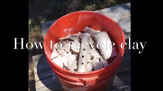 How to recycle your clay