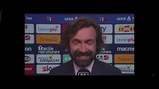 Bologna-Juventus 1-4 . Intervista a Pirlo sul suo futuro.