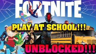 Fortnite Unblocked WTF??? (How To Play Fortnite At School) - UNBLOCKED GAMES!!!