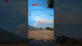 VistaFire ...timelapse.. Lytle Creek CA 7-8-24                                              #shorts