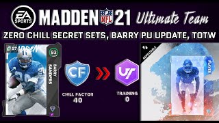 MUT 21 Zero Chill Secret Sets Added! Plus Barry Power Up Bypass, Snow Conversion, TOTW Update