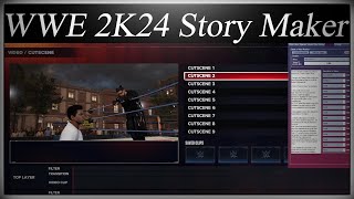 WWE 2K24 Trainer Mod: Custom Cutscenes Story Maker Tutorial