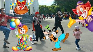 Для Полины танцуют веселые клоуны l Танцуй с нами | Dance with CLOWN