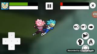 Vegeta super saiadim blue vs goku Black super sayajin rose (Final Tournament)