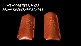 THESE ROSECRAFT BLADES LEATHER SLIPS ARE SWEET! 🌹⚔️🔥