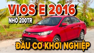 Vios E 2016 Vẫn Là Lựa Chọn Bền Bỉ Và Tiết Kiệm Cho Anh Em Đầu Cơ Khởi Nghiệp Grap Ở Nhô 200Tr