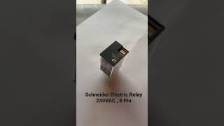 Schneider Electric Relay 8 Pin 230VAC #viral #relay #automation