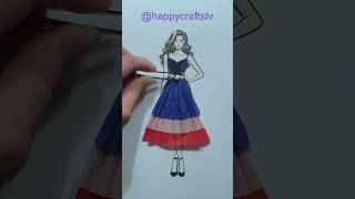 American Dress Design #creativeart #dressdesign #oddlysatisfying