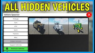 How to get All HIDDEN VEHICLES in AMERICAN PLAINS Roblox 2024